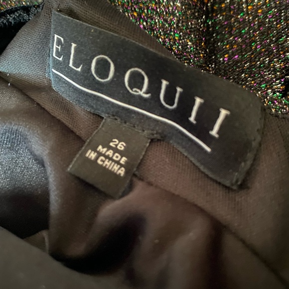 Eloquii Stunning Stretch Glitter Dress - Picture 6 of 9